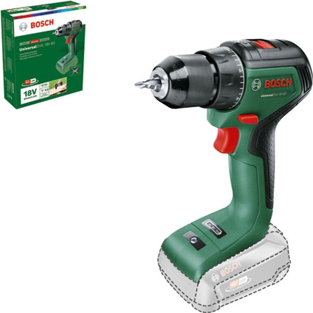 Bosch UniversalDrill 18V-60 Akku Bohrschrauber 06039D7000 SOLO