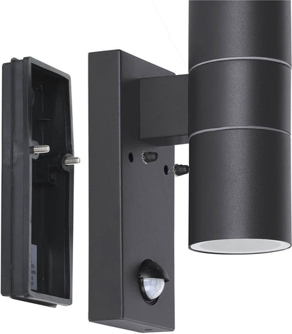 Eglo Riga 5 Außenwandleuchte Sensor 2xGU10 anthrazit IP44 32899