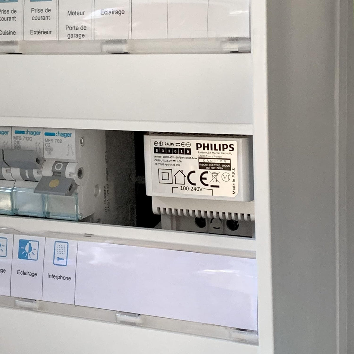 Philips 531010 modulares Netzteil 5V 2A Hutschienen-Netzteil Welcome Eye Power