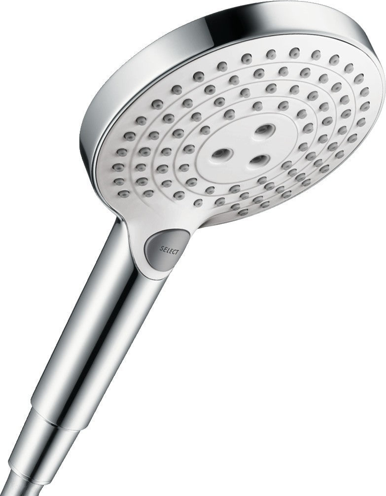 hansgrohe Raindance Select S 120Duschkopf, Handbrause mit 3 Strahlarten Rain-AIR