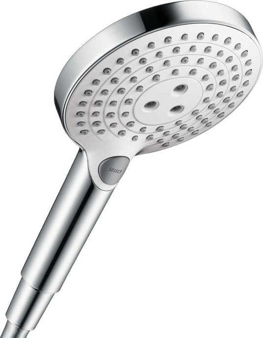 hansgrohe Raindance Select S 120Duschkopf, Handbrause mit 3 Strahlarten Rain-AIR
