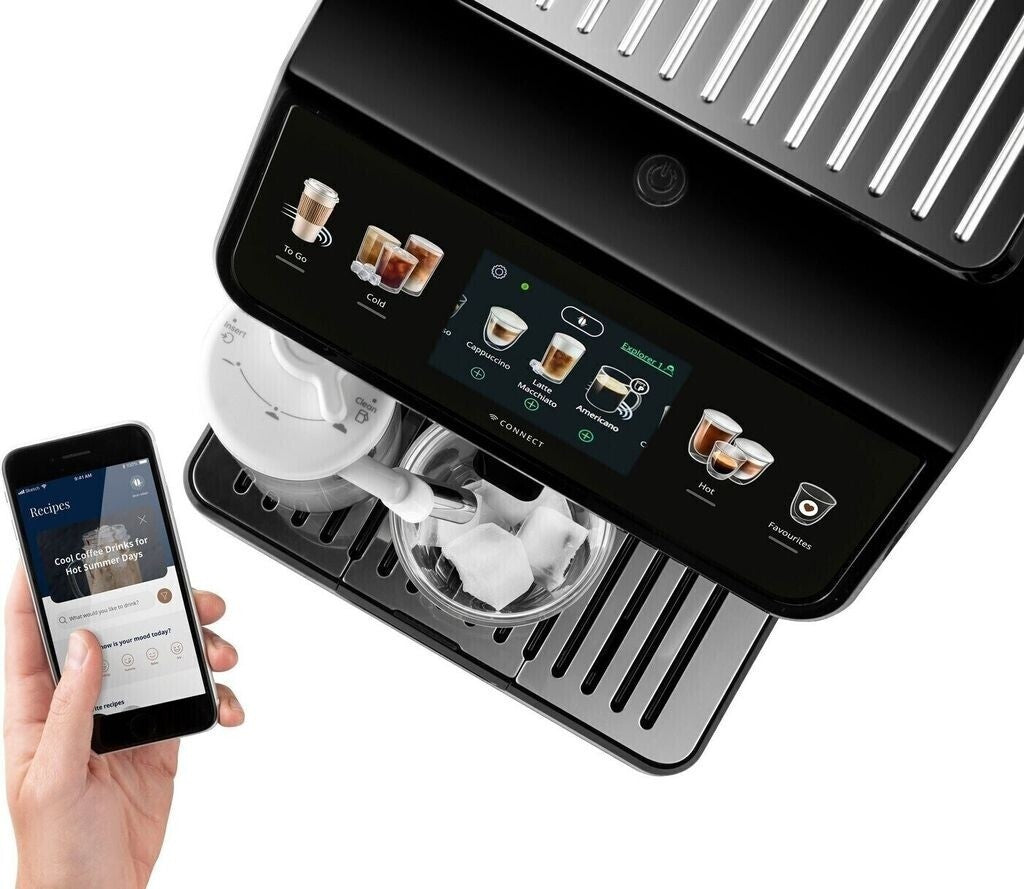 DELONGHI Eletta Explore Cold Brew ECAM450.86.T Kaffeevollautomat - Titan