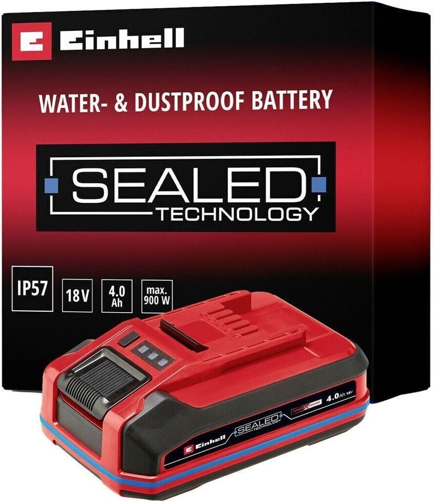Einhell 18V 4,0 Ah SEALED Power X-Change PLUS 18 V Akku, wasser- & staubgeschütz