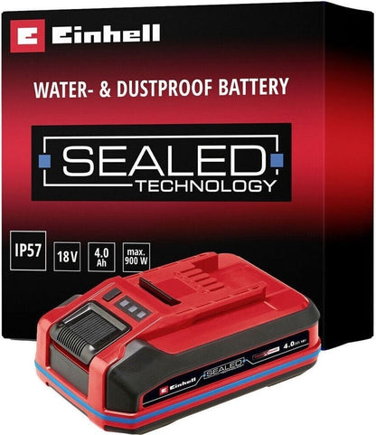 Einhell 18V 4,0 Ah SEALED Power X-Change PLUS 18 V Akku, wasser- & staubgeschütz