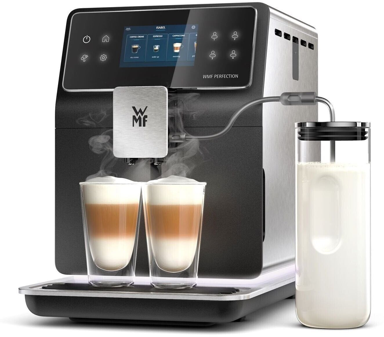 WMF Perfection 880L Kaffeevollautomat mit Milchsystem 18 Getränkespezialitäten