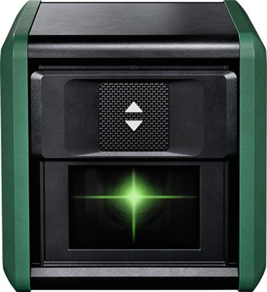 Bosch Quigo Green Kreuzlaser 12 m, ±0,6 mm/m (0603663C02) Universalklemme MM2