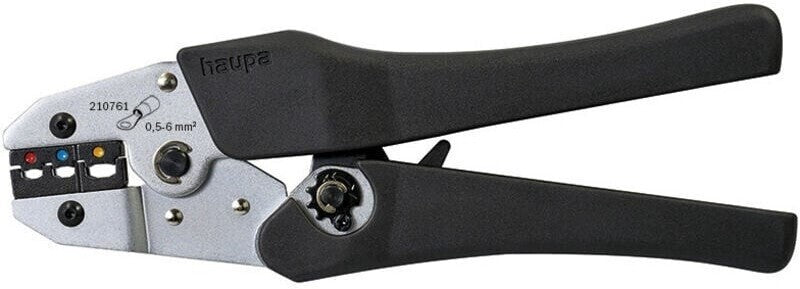Haupa 210761 Crimpzange für Kabelschuhe Verbinder 0,5-6 mm² mechanisch verchromt