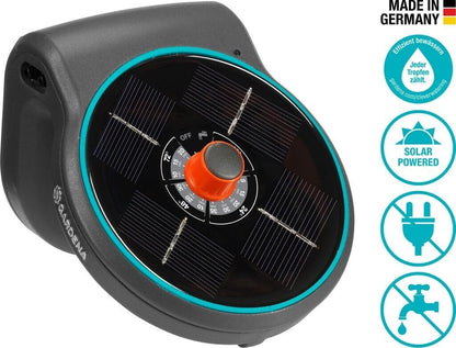 Gardena AquaBloom 13300-20 Solar Urlaubsbewässerung Set mit Tropfern Schlauch