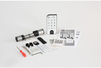 Burg Wächter ENTRY easy 7602 FP Türschloss Set Fingerprint Keypad 50602