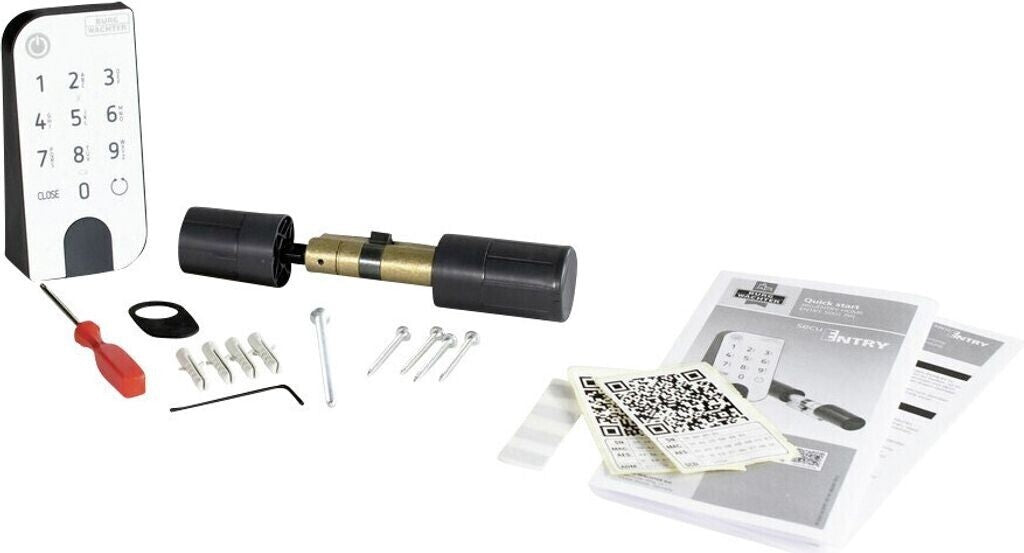 Burg Wächter secuENTRY Home 5001 PIN Set Türzylinder Keypad Bluetooth 5.2