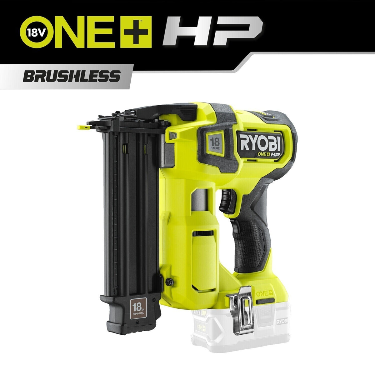 Ryobi R18GN18X-0 ONE+ HP 18V Brushless Akku-Nagler 18G 15-54mm Solo Neuware