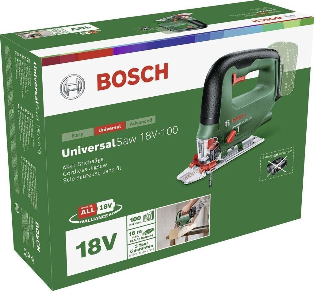 Bosch UniversalSaw 18V-100 Akku-Stichsäge 125mm 06033D5100 SOLO