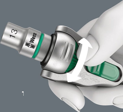 Wera 8100 SC 6 Zyklop 1/2 Zoll Speed-Knarrensatz (05004076001) Neu & Original V.