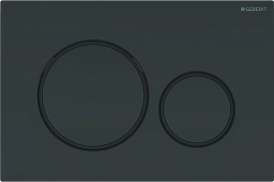 Geberit Sigma20 Betätigungsplatte schwarz schwarz matt 115882DW1
