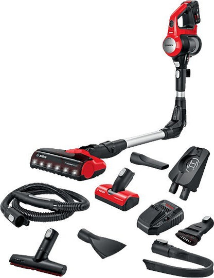 Bosch Unlimited Serie 7 BKS711PET Akku-Stielsauger ProAnimal 40 Min rot