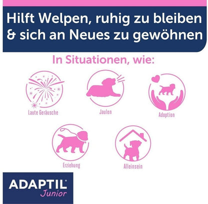 Adaptil Junior Welpen Halsband bis 37,5cm für den besten Start ins Hundeleben