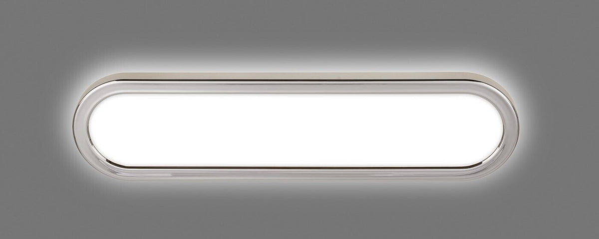 Briloner PIL LED Spiegelleuchte 35cm 10W 1200lm 4000K IP44 Chrom Backlight