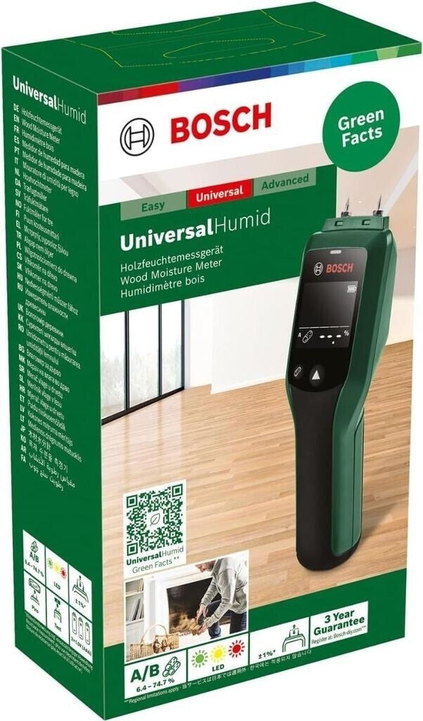 Bosch UniversalHumid Feuchtigkeitsmesser Holz LED Ampel 0603688001