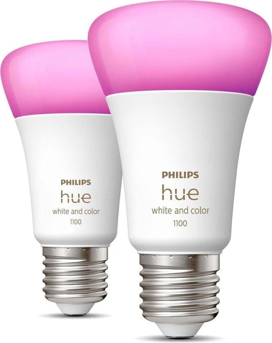 Philips Hue White & Color Ambiance Doppelpack E27 (929002468802)