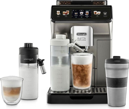 DELONGHI Eletta Explore Cold Brew ECAM450.86.T Kaffeevollautomat - Titan