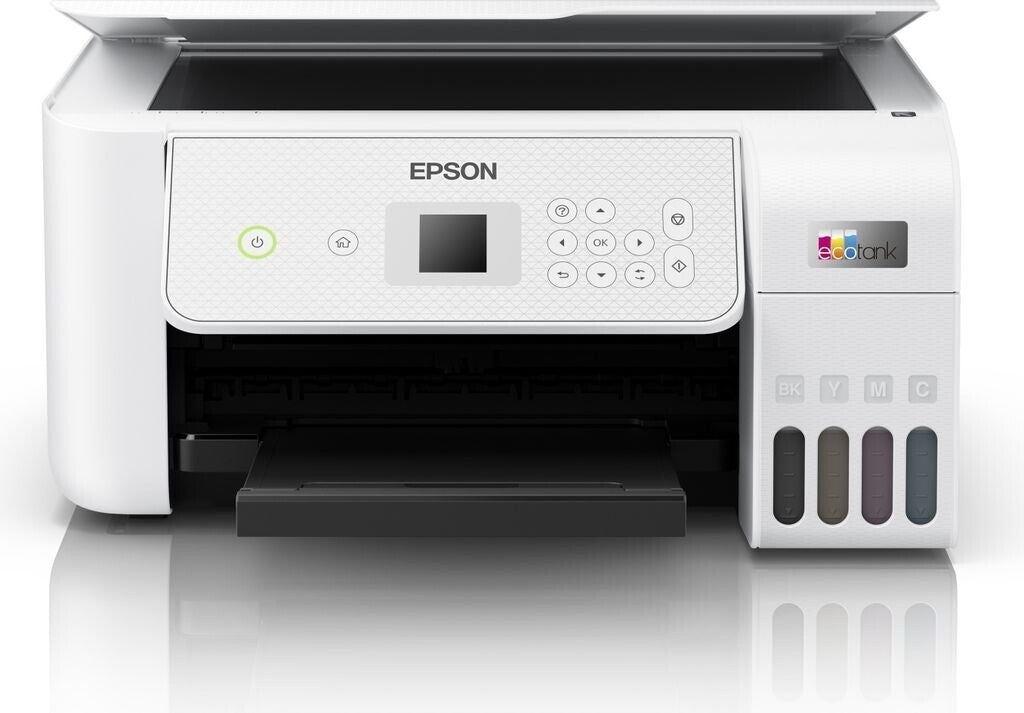 Epson EcoTank ET-2876 Multifunktionsdrucker A4 WLAN AirPrint Tintentank weiß