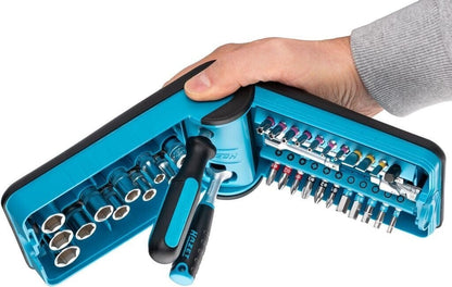 HAZET 856-1HP Steckschlüssel Bit Satz SmartCase 1/4 Zoll 38 teilig