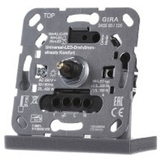 Gira S3000 Universal LED Drehdimmeinsatz Komfort 245500 Unterputz