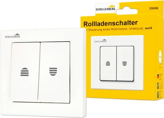 Schellenberg Rolladenschalter mit Rastfunktion, Unterputz, weiß 25006(Neu&OVP)