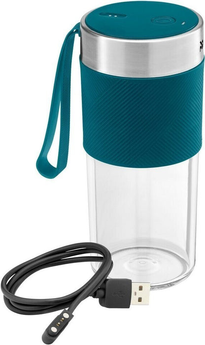 WMF KÜCHENminis Mix on the go Akku Smoothie Mixer 300ml petrol 50W