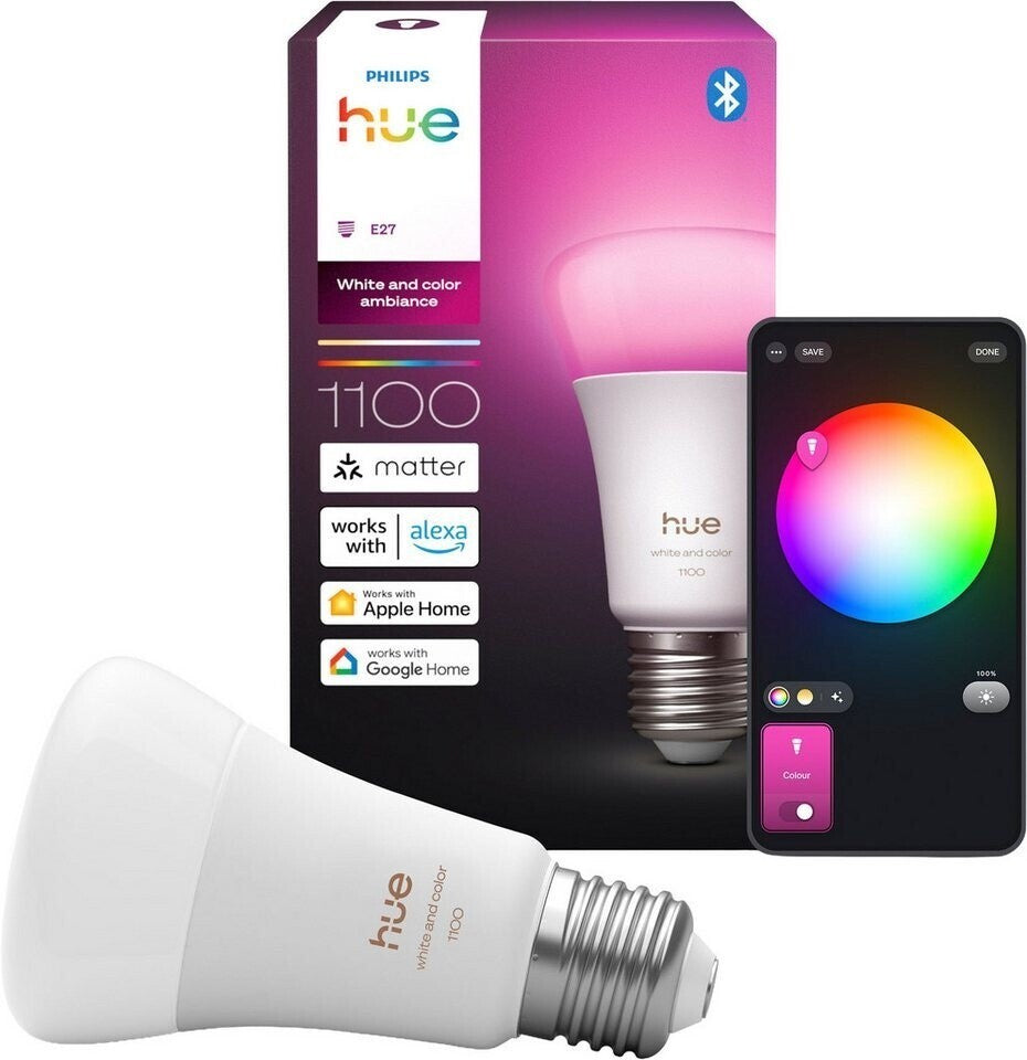 Philips Hue White Color Ambiance A60 E27 1100lm 8,1W 929003853501