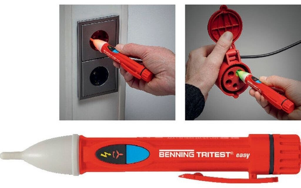 Benning Tritest easy Phasenprüfer Drehfeldprüfer berührungslos