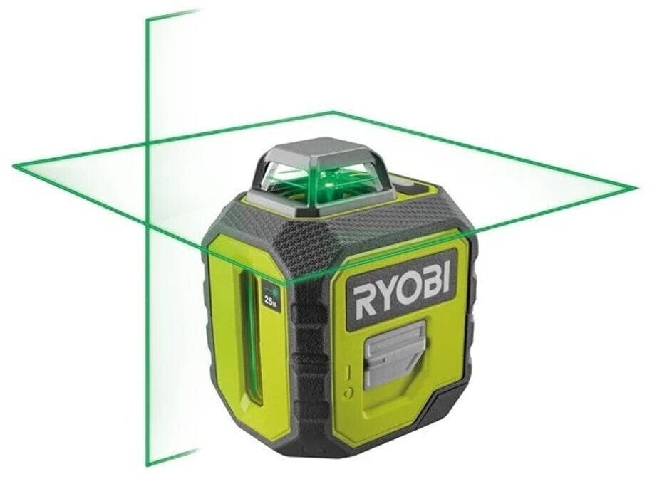 Ryobi RB360GLL 360° grüner Linienlaser 25 m selbstnivellierend 4x AA Laser Neu