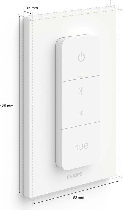 Philips Hue Dimmschalter V2 weiß kabellos Smart Licht Schalter