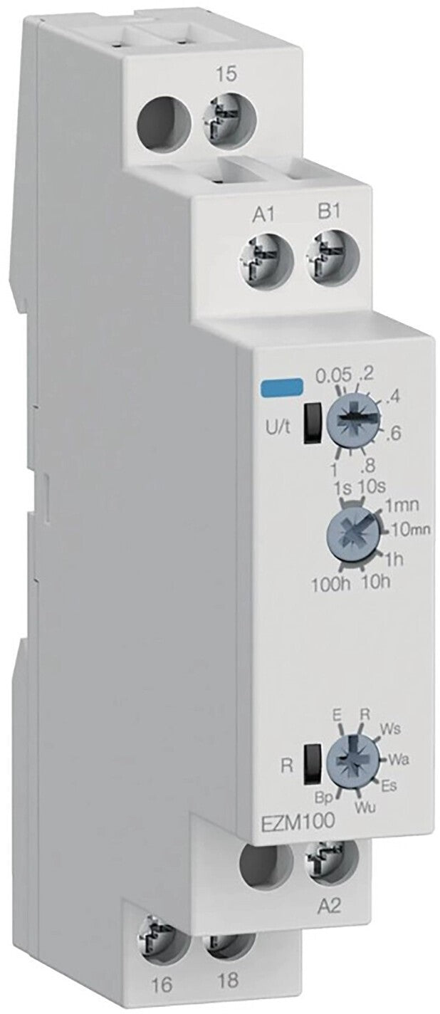 Hager EZM100 Zeitrelais Multifunktion 12-240V AC DC 1 Wechsler