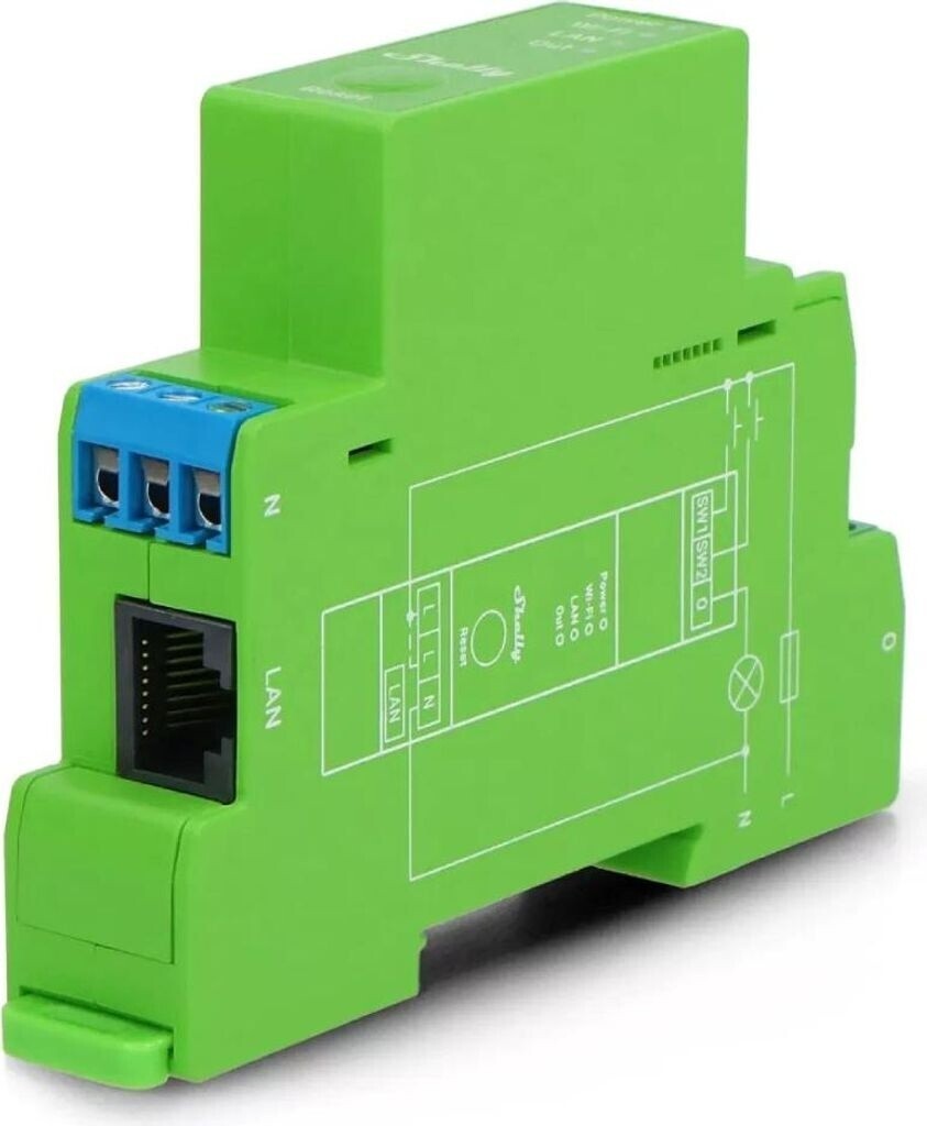 Shelly Pro Dimmer 1PM WLAN LAN Bluetooth Hutschiene Leistungsmessung