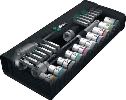 Wera Zyklop Knarrensatz 1/4 Zoll Steckschlüssel Set Kraftform Kompakt