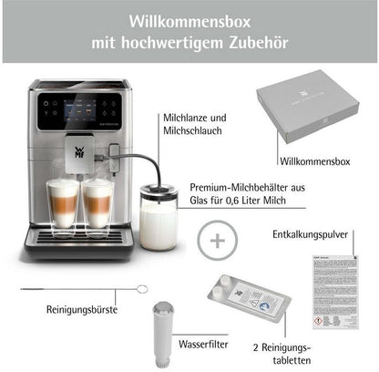 WMF Perfection 680 Kaffeevollautomat mit Milchsystem Edelstahl Cromargan Wifi