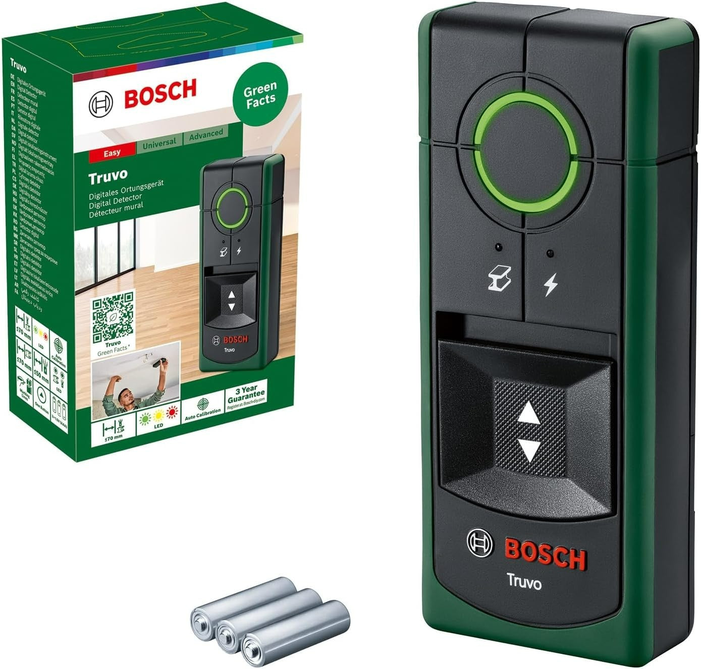 Bosch Truvo II Digitales Ortungsgerät Leistungsfinder 0603681205 Leitungssucher