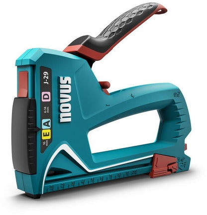 Novus J-29 Profi Handtacker 6–14 mm Klammern Nägel 16 mm Softgrip 030-0467