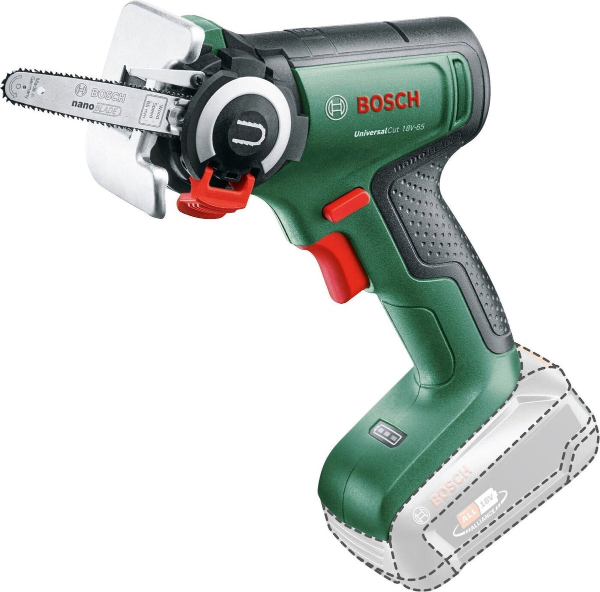Bosch UniversalCut 18V-65 Akku NanoBlade Säge 06033D5200 SOLO