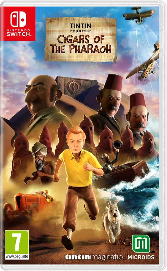 Nintendo Switch Tintin Zigarren des Pharaos LIMITED EDITION ACTION-ADVENTURE