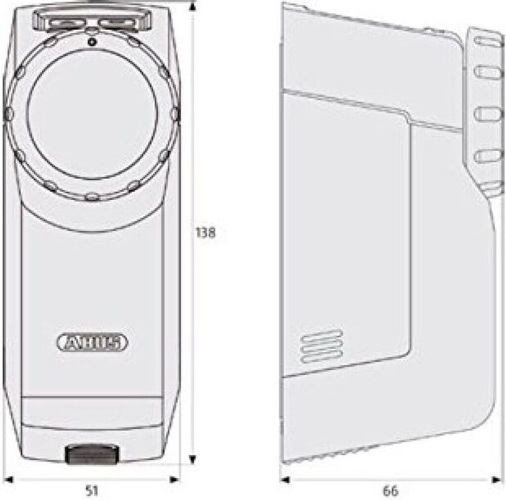 ABUS HomeTec Pro Funk-Türschlossantrieb Tür öffnen per Code Fernbedienung CFA300