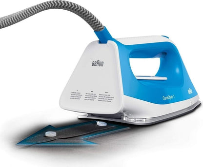 Braun IS1012BL CareStyle 1 Dampfbügelstation 340g Dampfstoß 2400W Blau Weiß