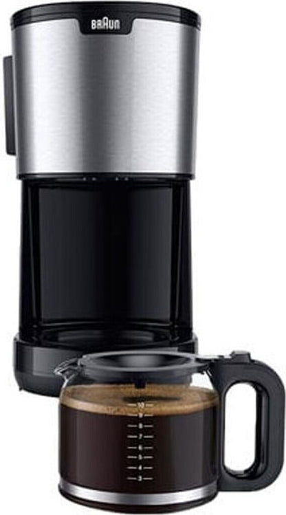 BRAUN PurShine KF 1500 BK  Filterkaffeemaschine, mit Glaskanne, Warmhaltefunk