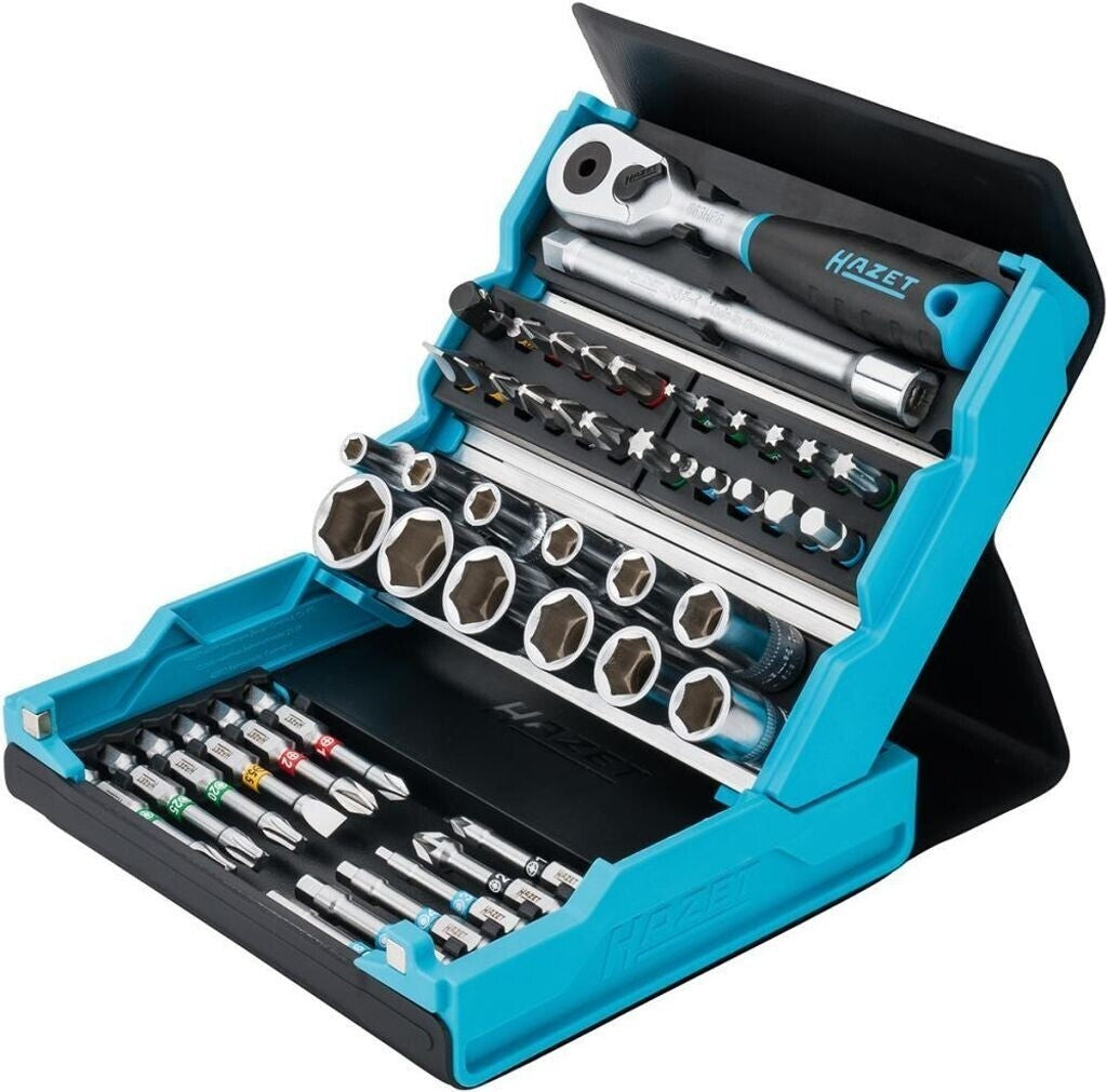 HAZET 2200SC-2 SmartCase Steckschlüssel- & Bitsortiment 1/4 Zoll 50-teilig