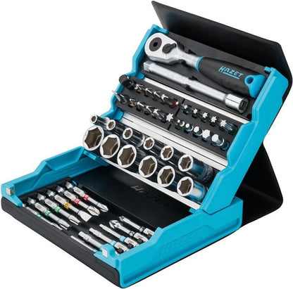 HAZET 2200SC-2 SmartCase Steckschlüssel- & Bitsortiment 1/4 Zoll 50-teilig