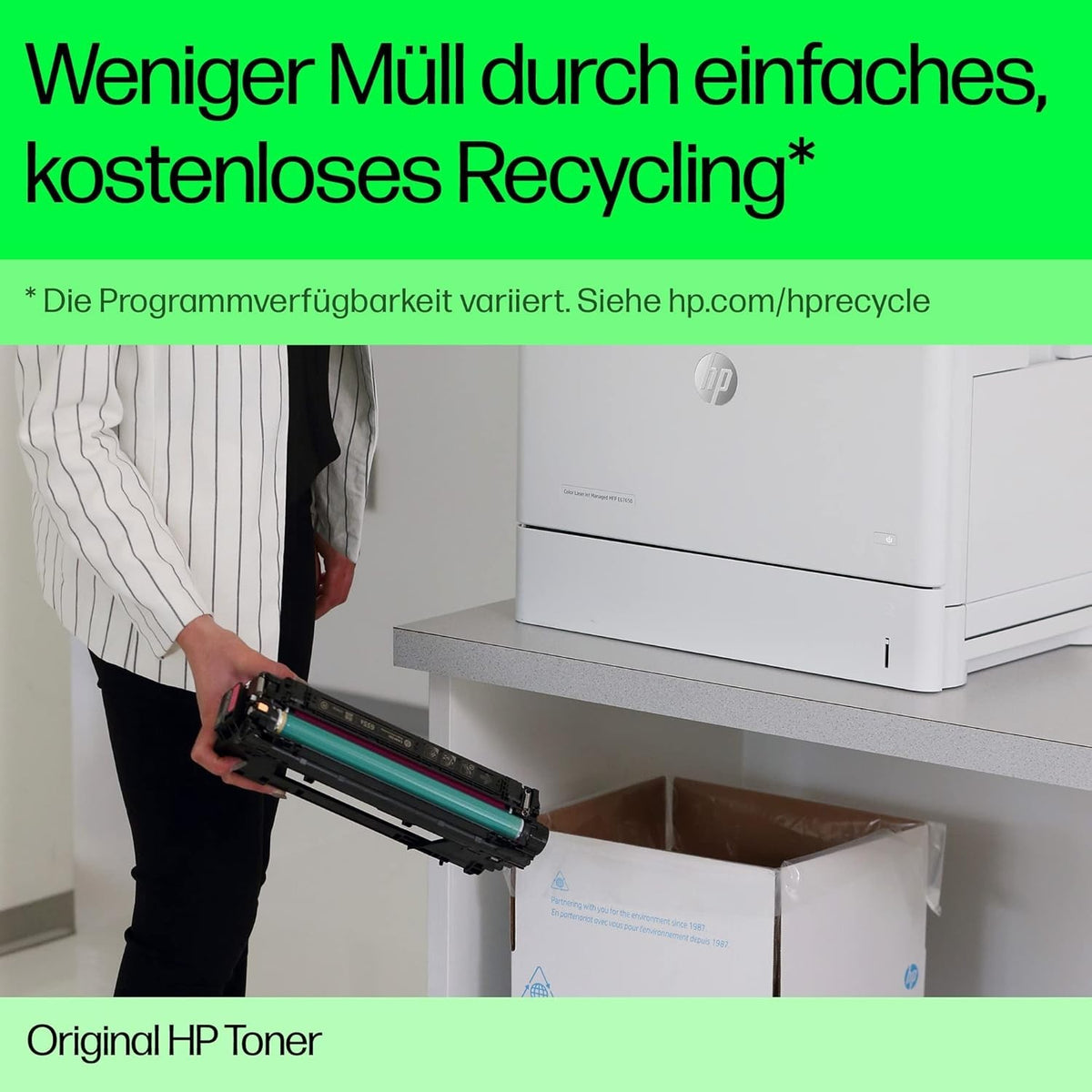 HP 201A ORIGINAL TONER Color LaserJet Pro M252dw M252n MFP  M274n M277dw schwarz
