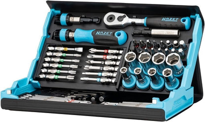HAZET 1/4 Zoll Steckschlüssel Satz & Bit Set 59-teilig SmartCase 2200SC-32
