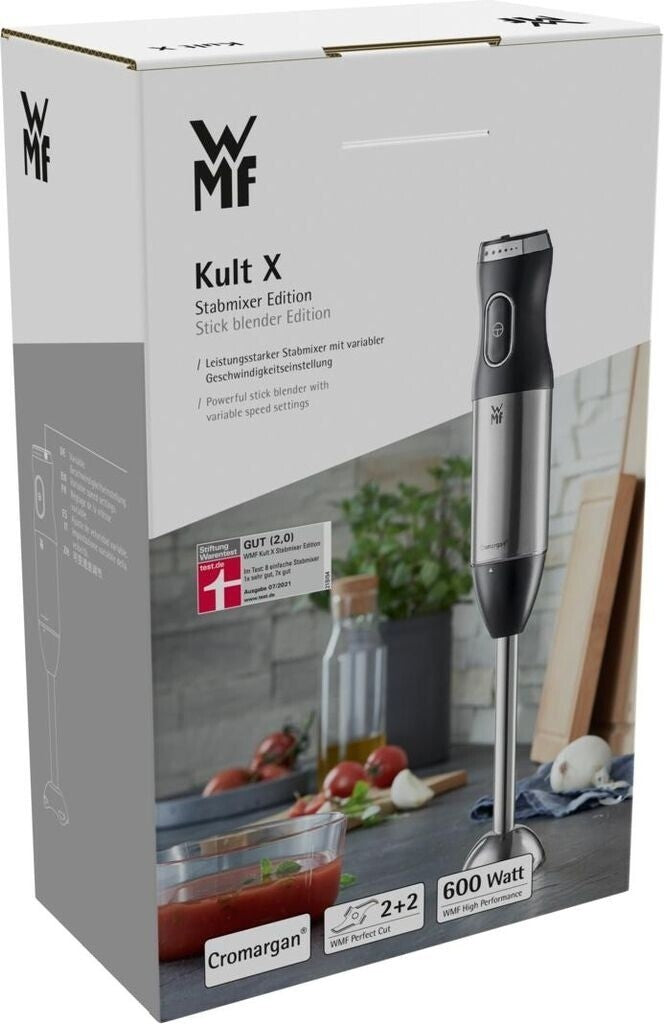 WMF Kult X Edition 600W Stabmixer - Schwarz/Edelstahl (61.3022.2137)(Neu) OVP.
