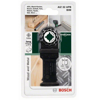 Bosch AIZ 32 APB BIM Curved-Tec Longlife Tauchsägeblatt Starlock 32mm Holz/Metal